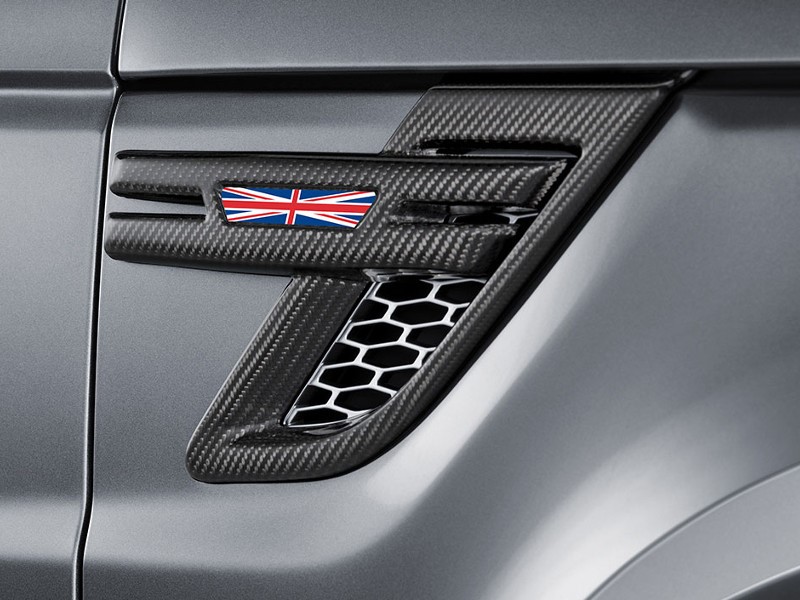 Carbon cover for side air intake in high-gloss finish, set - Image 1